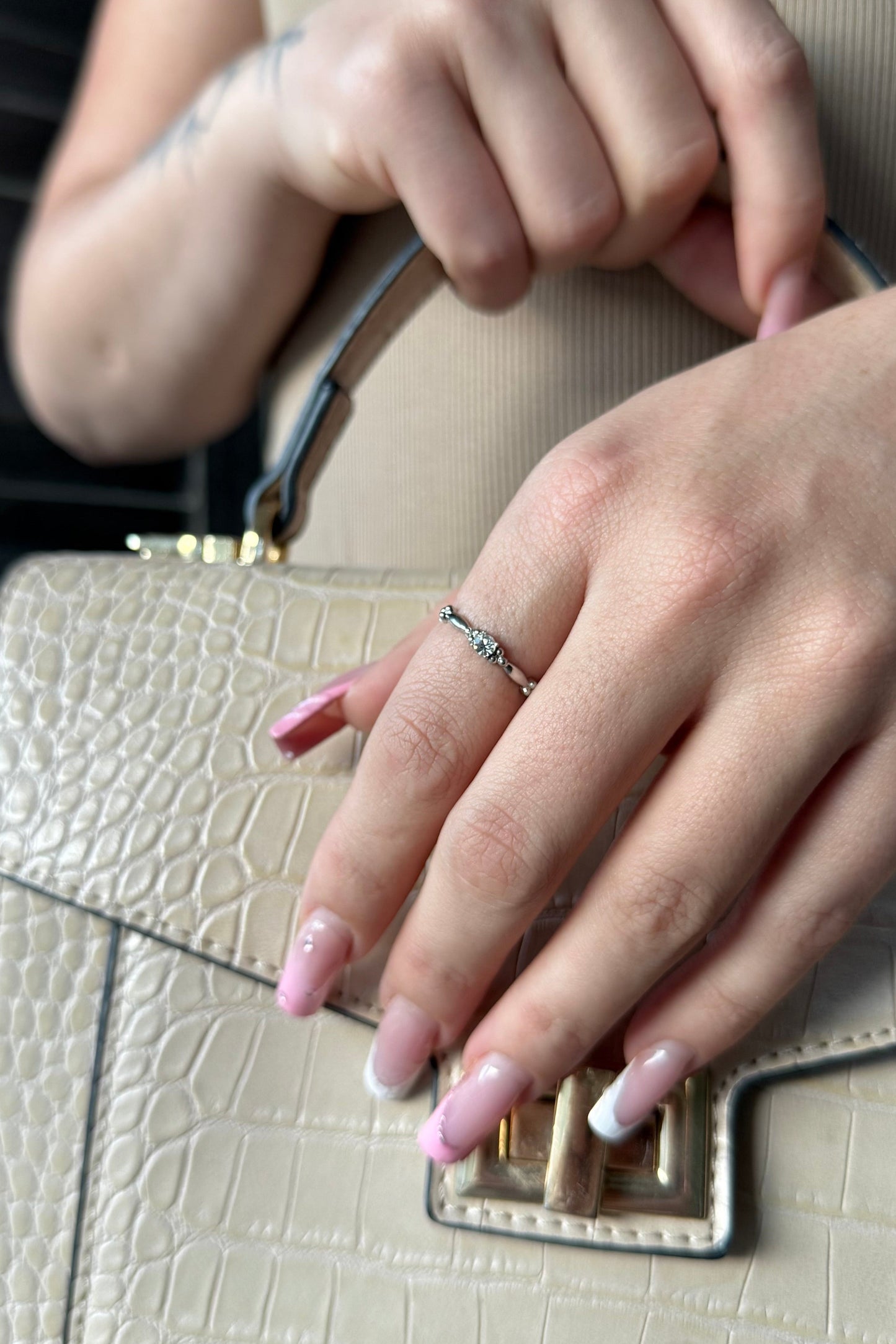Bague Emily argentée