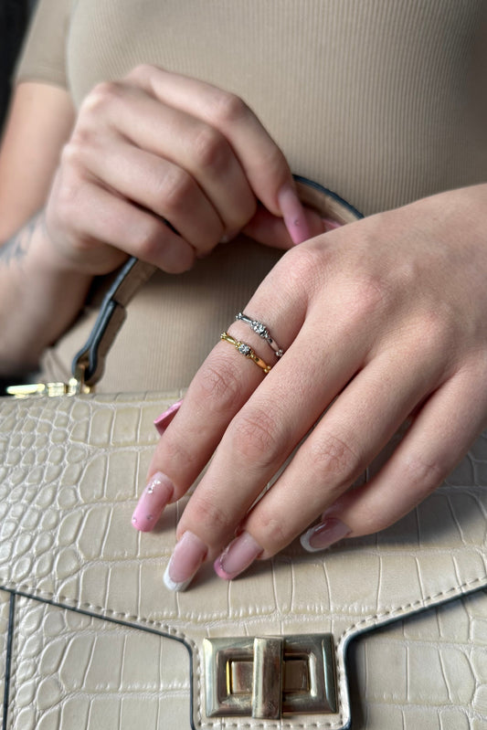 Bague Emily argentée