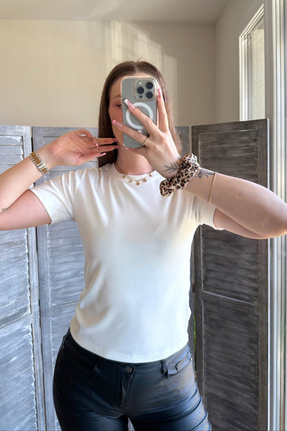 T-shirt basique blanc