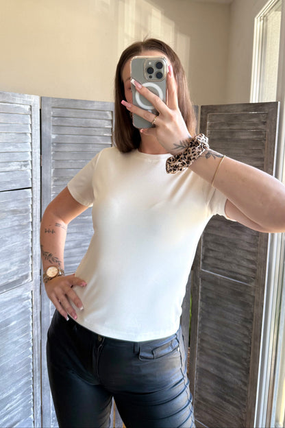 T-shirt basique blanc