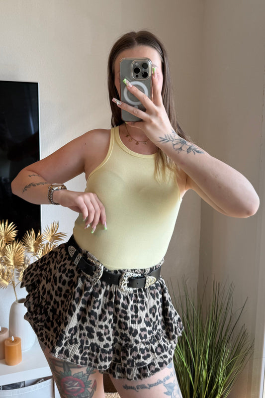 Jupe-short Livia - Léopard