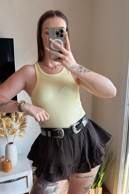 Jupe-short Livia - Marron