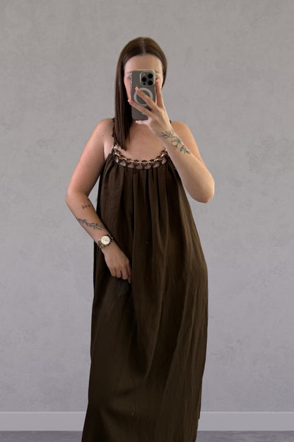 Robe Lina - Chocolat