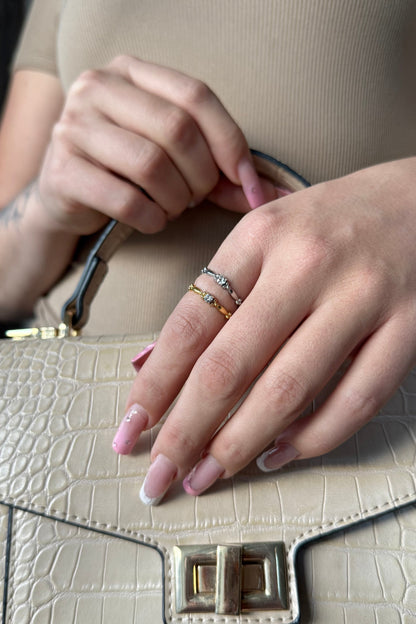 Bague Emily argentée