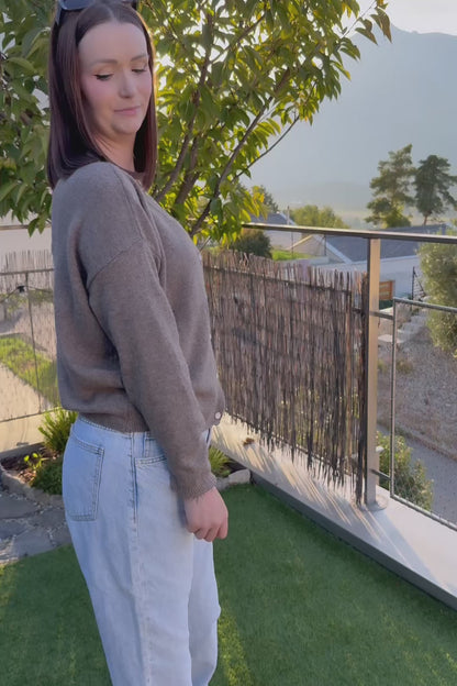 Gilet Zoé - Chocolat